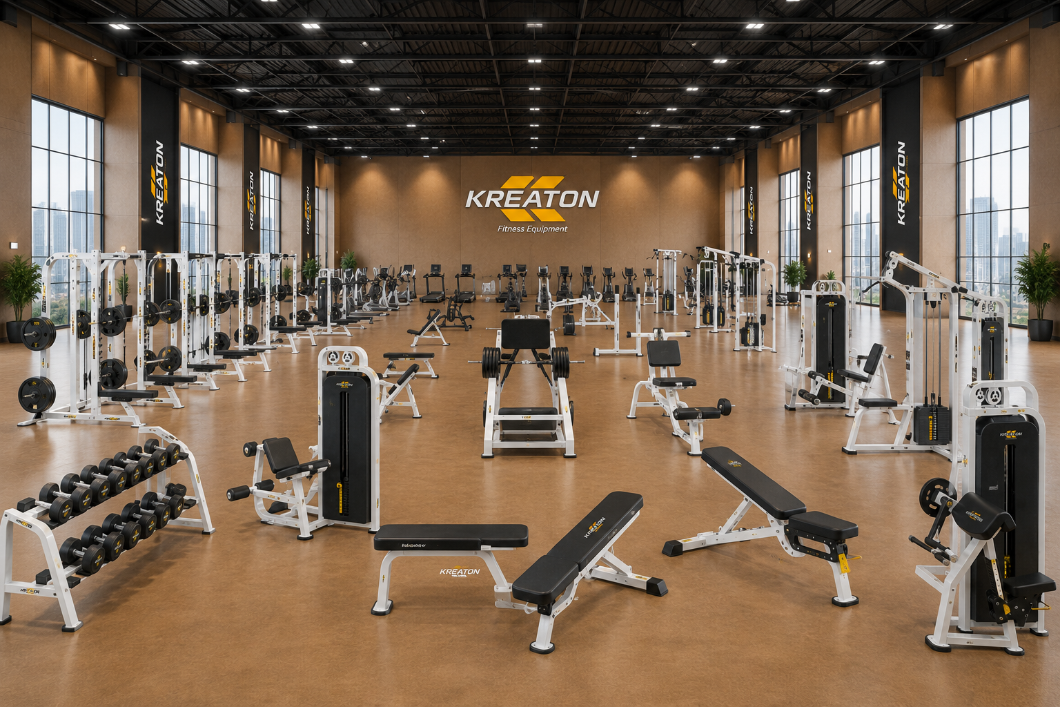 Gym equipment supply and setup solution